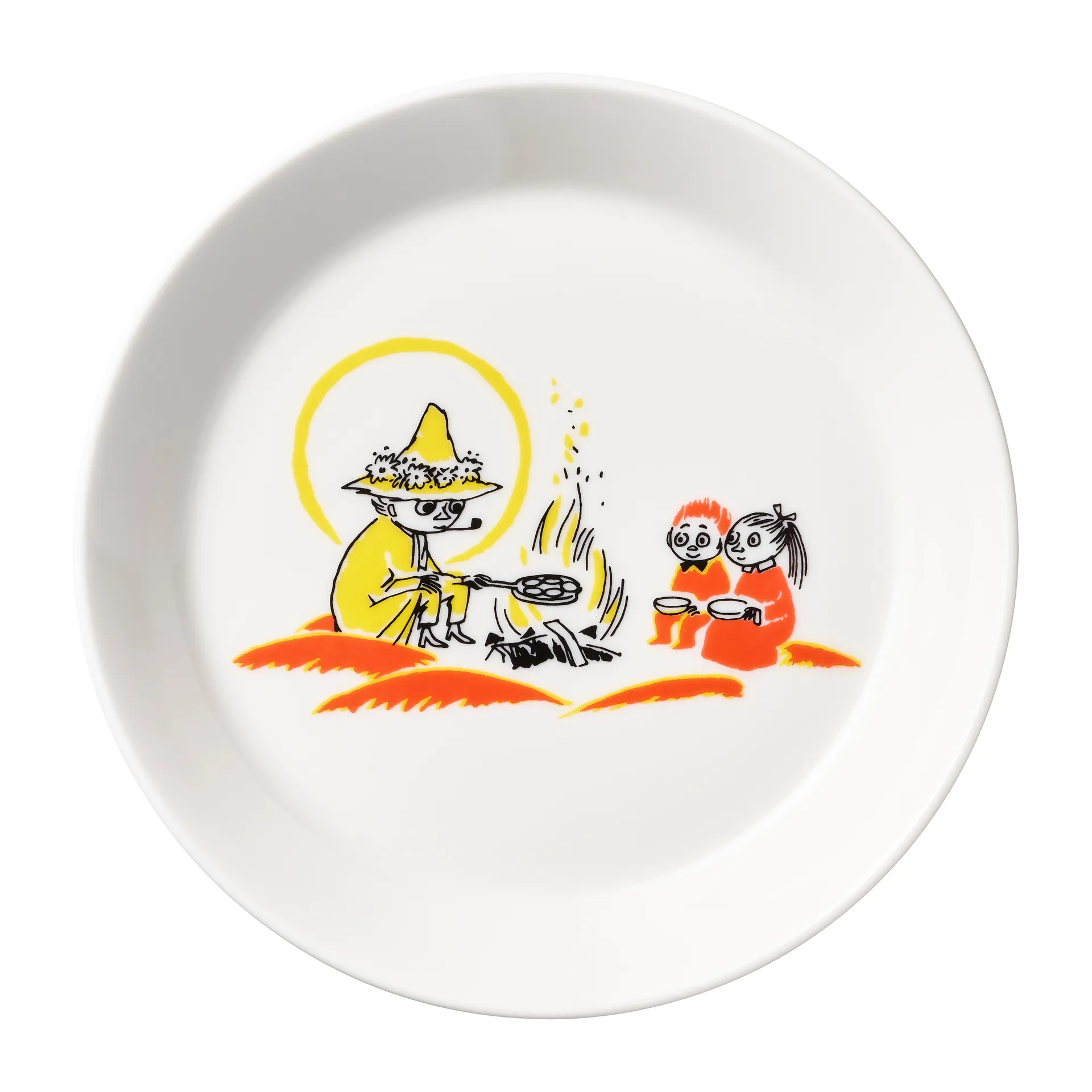 Moomin Arabia x Red Cross Moomin plate ABC Snufkin, Ø19 cm Moomin Arabia
