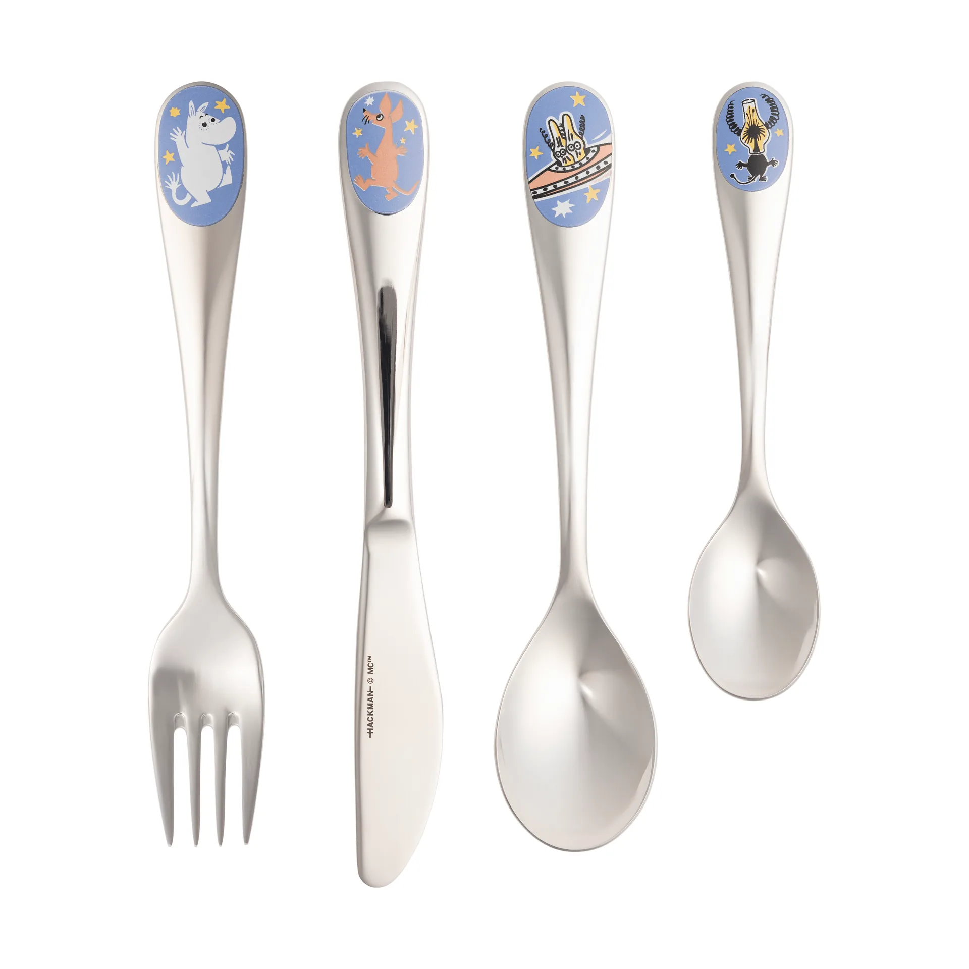 Moomin children’s cutlery, Space adventure Moomin Arabia