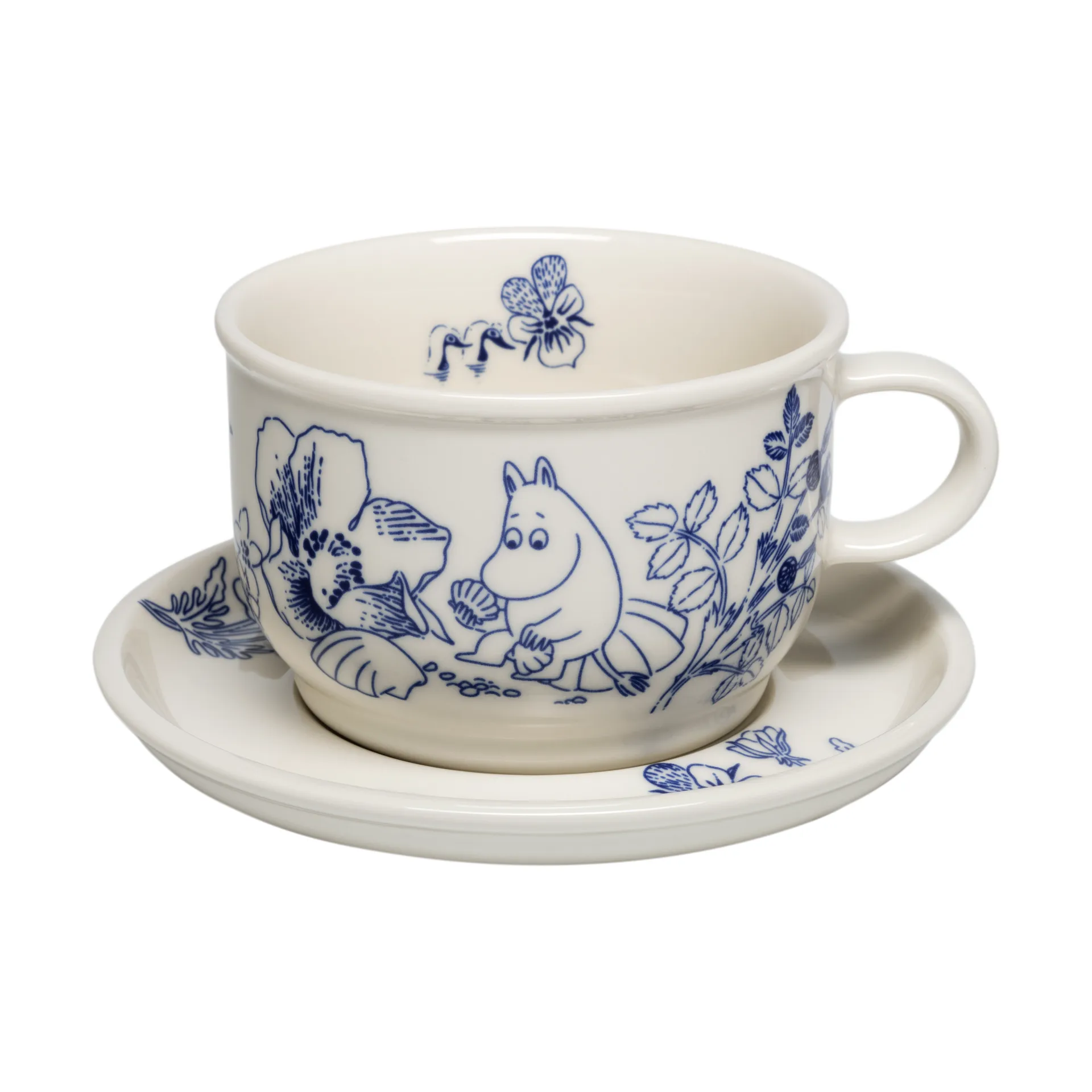Moomin Haru cup with saucer, 2 pieces Moomin Arabia