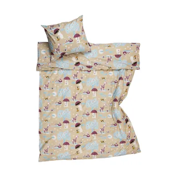Mumin bedding set - Under the umbrella GOTS, 150x210 cm - Moomin Arabia