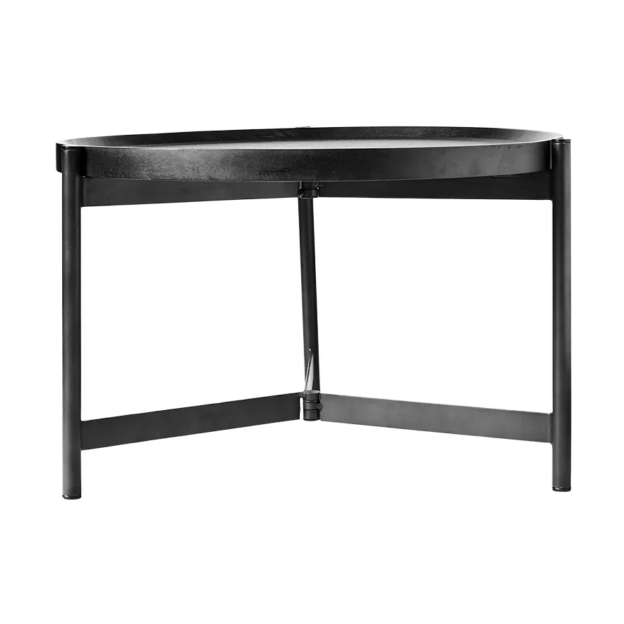 Nevada coffee table Ø70 cm, Black MUUBS