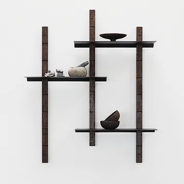 Oaks 70 shelf - Black - MUUBS