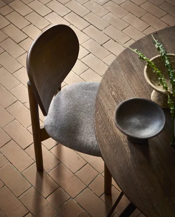Oka chair - Dark oiled oak, grey - MUUBS