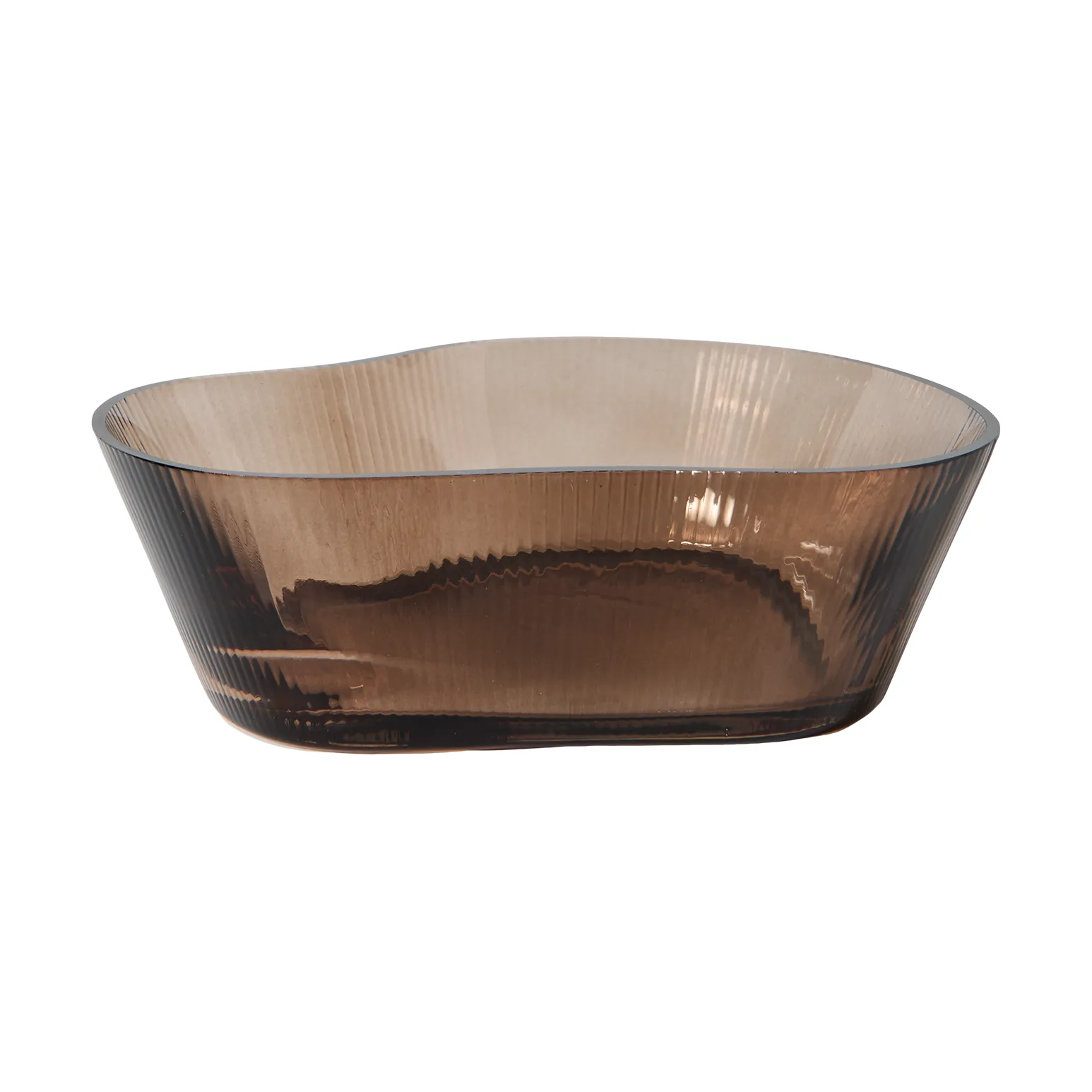 Ripe bowl, Smoked brown, Ø17.5x5 cm MUUBS