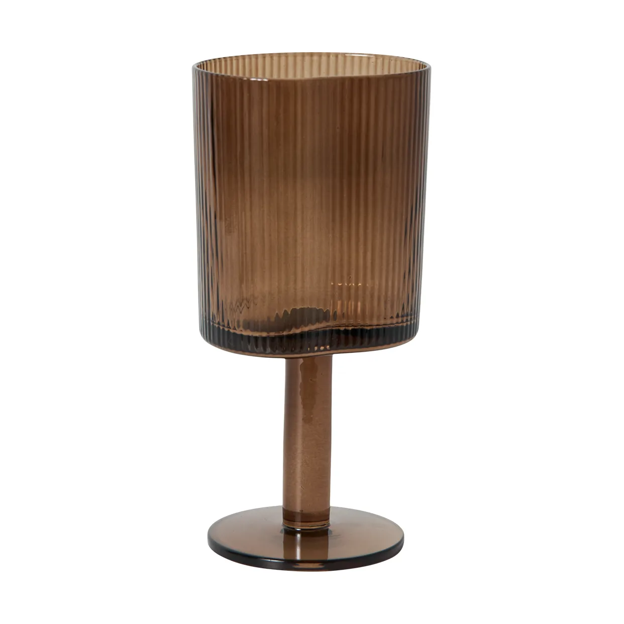 Ripe white wine glass 21 cl, Smoked brown MUUBS
