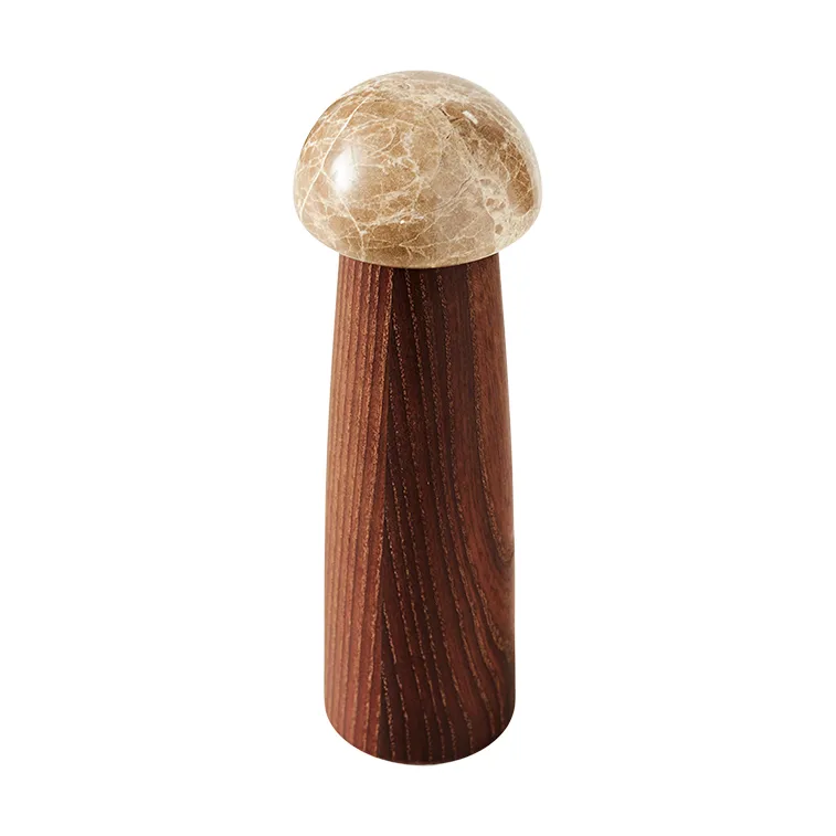 Yami salt and pepper mill M, Carbonized ash-marble MUUBS
