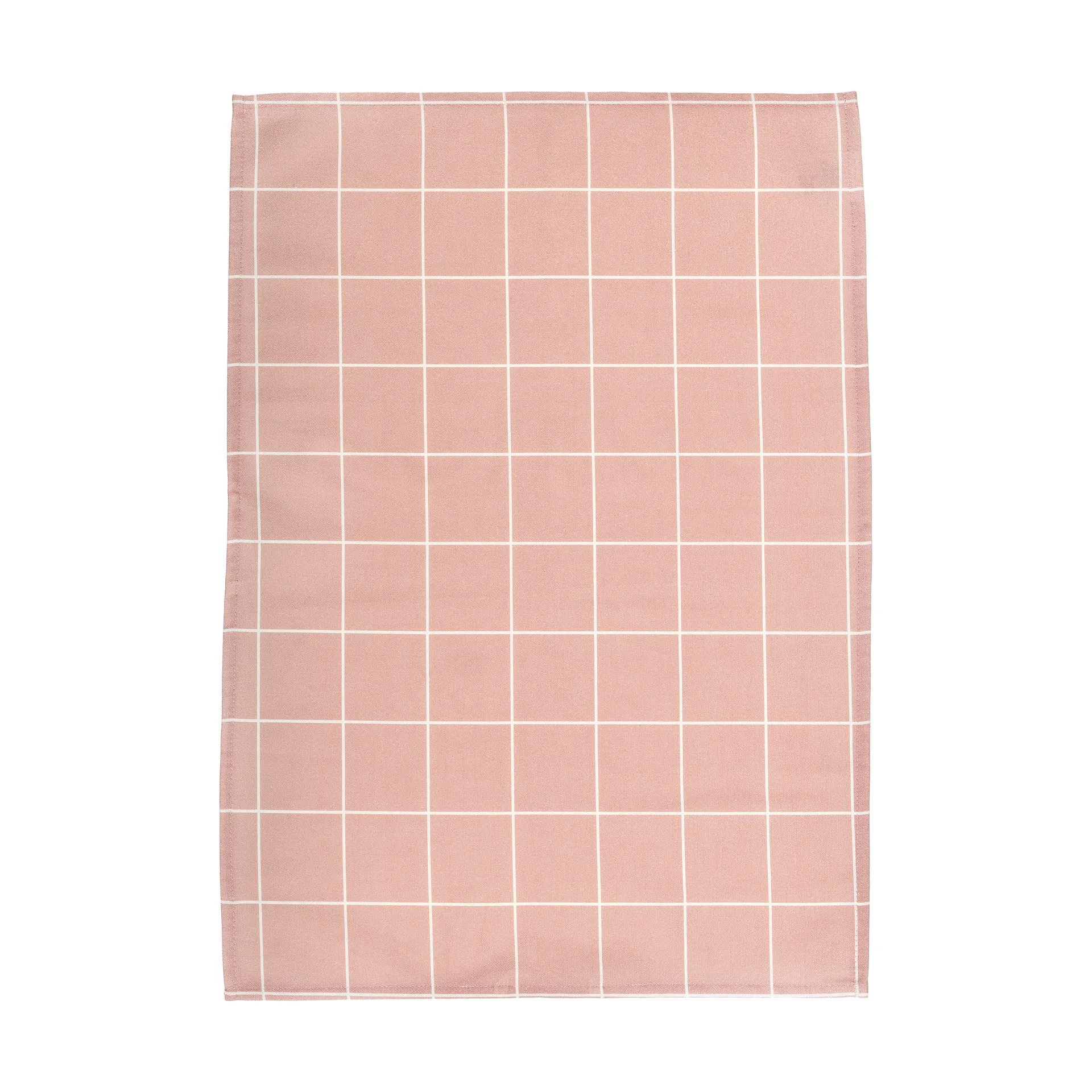 Checks & Stripes kitchen towel, Pink, 50x65 cm Muurla