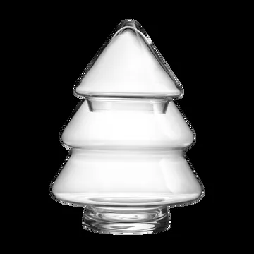 Glass tree glassjar with lid - 20 cm - Muurla