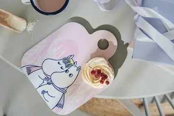 Moomin Chop & Serve cutting board 20x25 cm - Frosty Day - Muurla