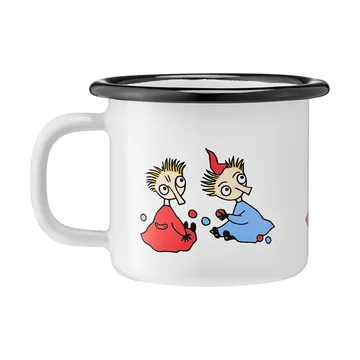 Moomin enamel mug 1.5 dl - Thingumy and Bob - Muurla