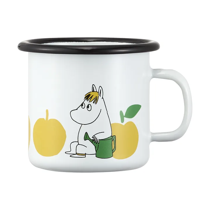 Moomin enamel mug 25 cl - Joyfull Apples - Muurla