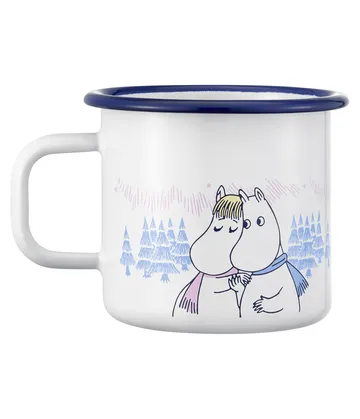 Moomin enamel mug 37 cl - Frosty Day - Muurla