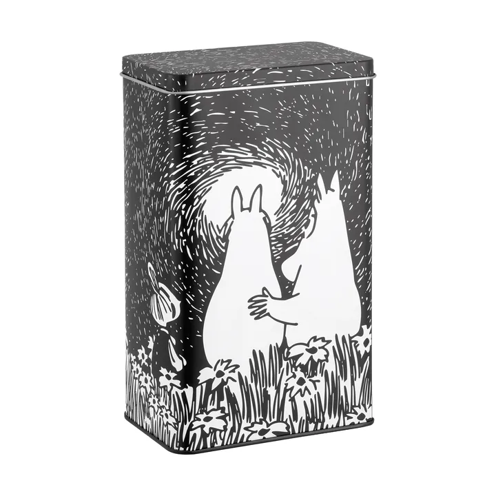 Moomin tin jar 12x8x20 cm - Friendship - Muurla