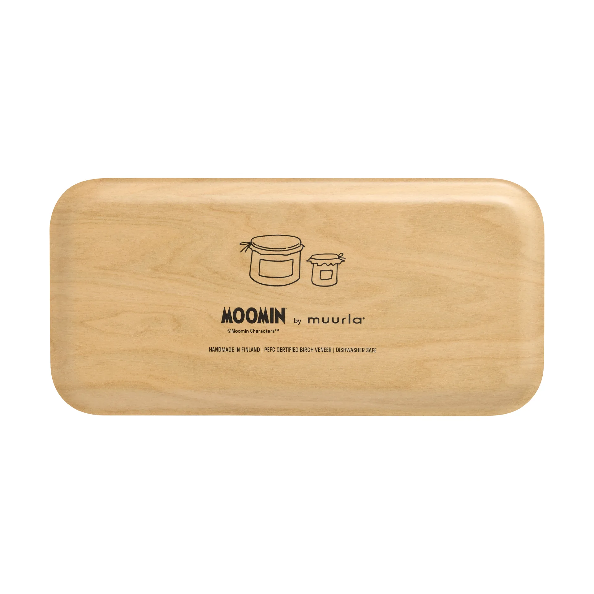 Moomin tray 13x27 cm, Retro Little My Muurla