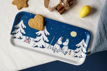 Moomin tray 13x27 cm - Starry night - Muurla