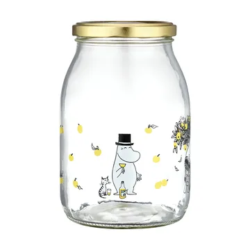 Mumin glass jar 1 L - Apples - Muurla