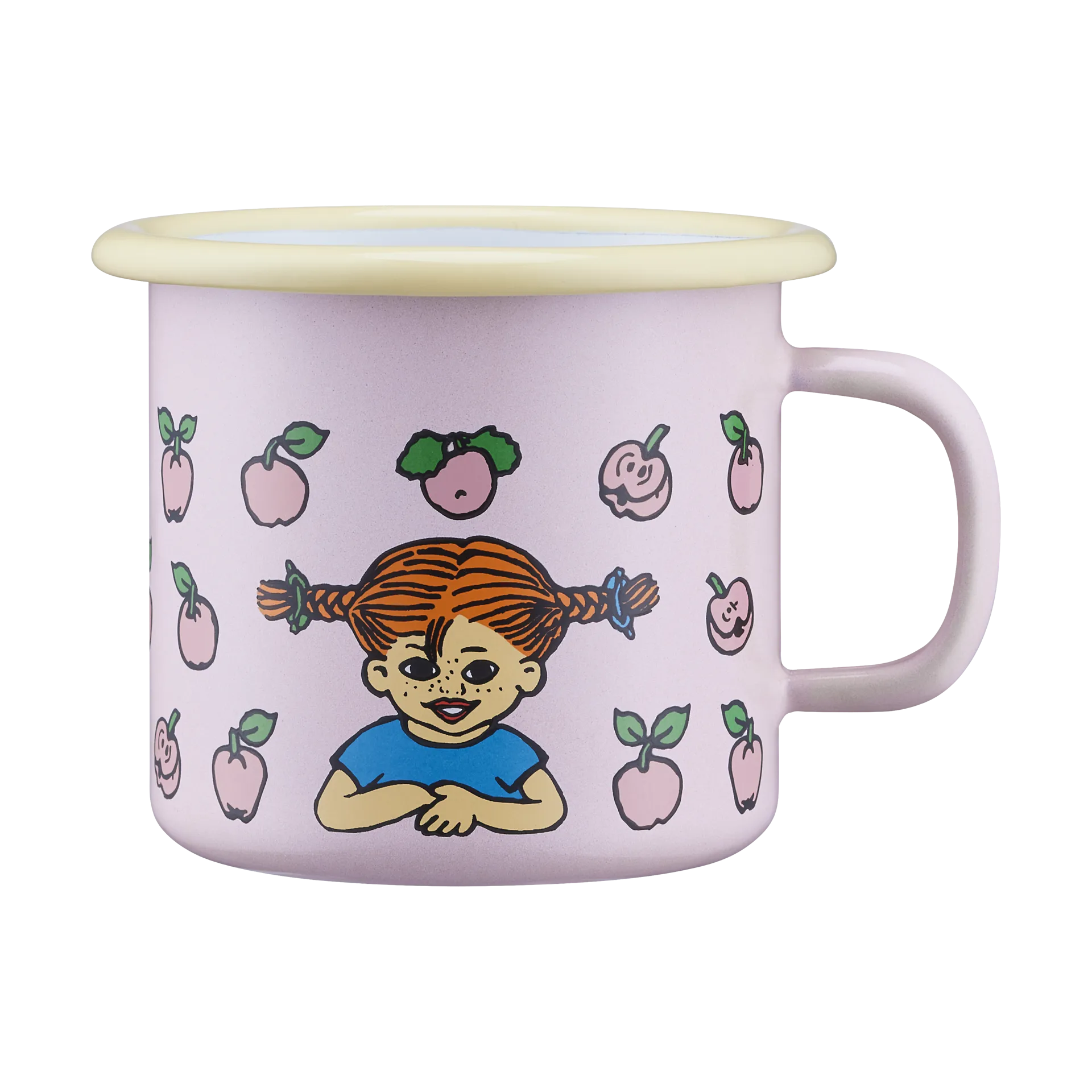 Pippi enamel mug 2.5 dl, Fruits Muurla