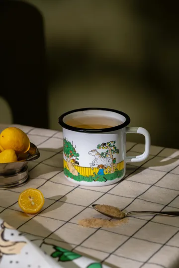 Pippi Longstocking enamel mug 3.7 dl - The Way Home - Muurla