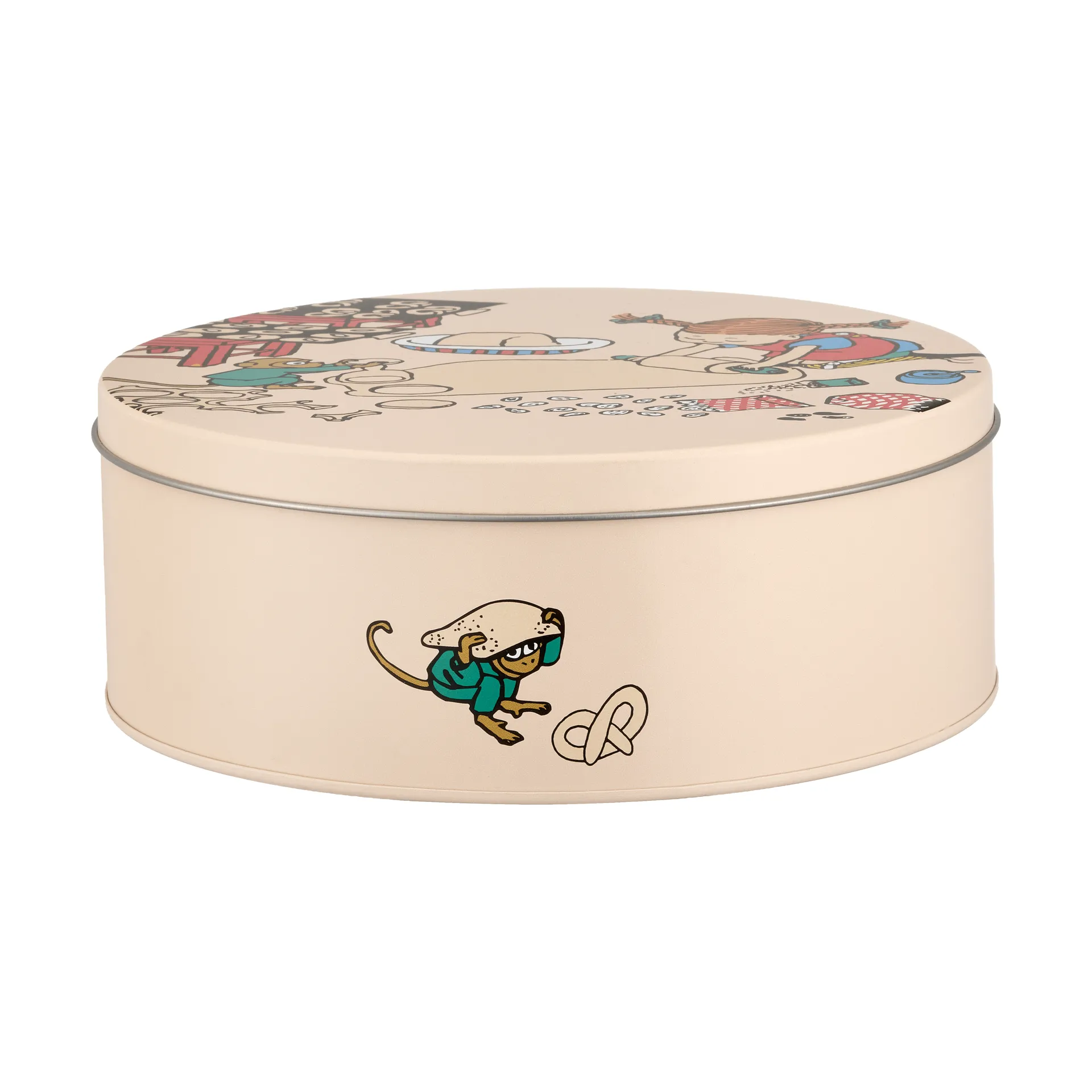 Pippi tin jar Ø18 cm, Baking Muurla