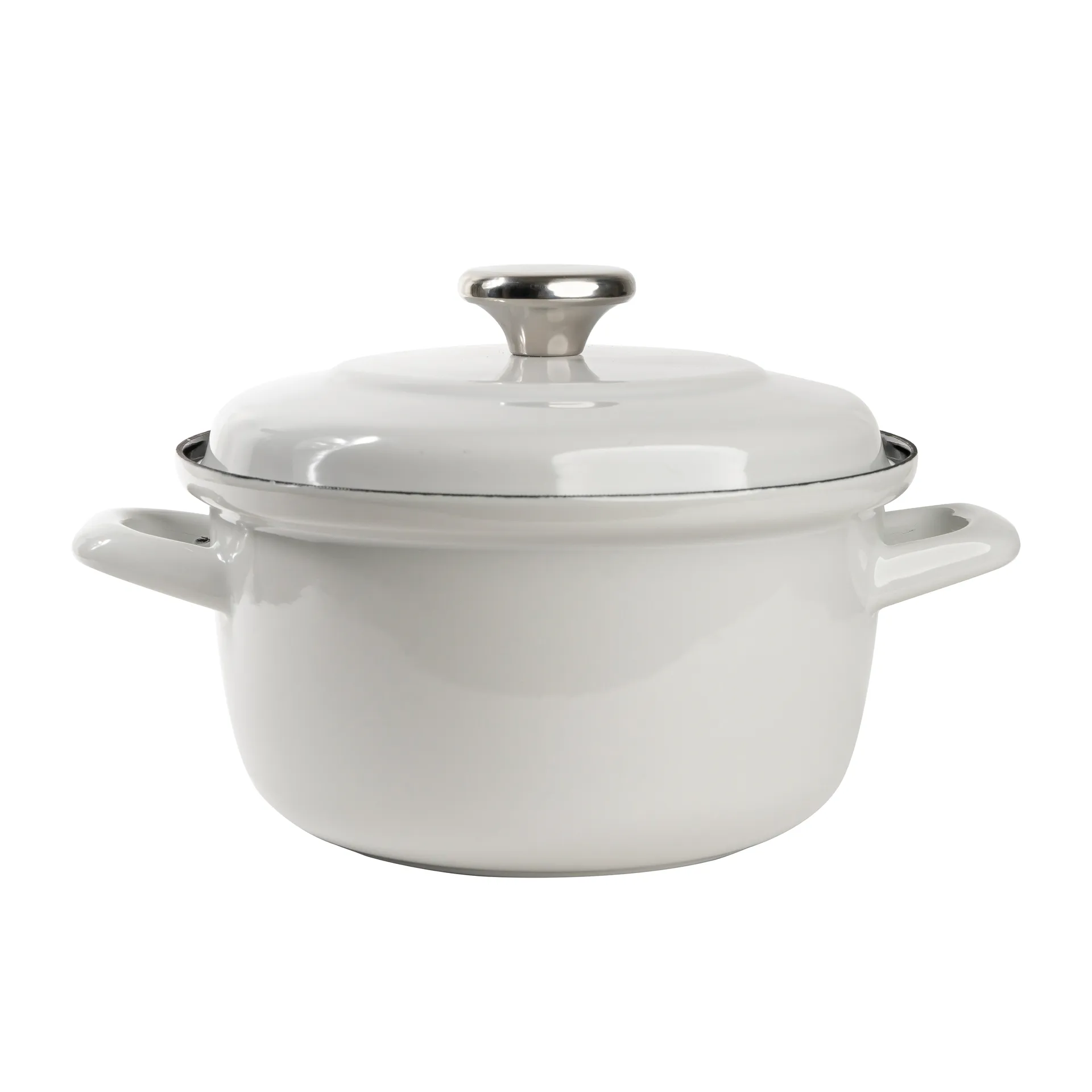 Vappu enamel casserole 3 L, grey Muurla