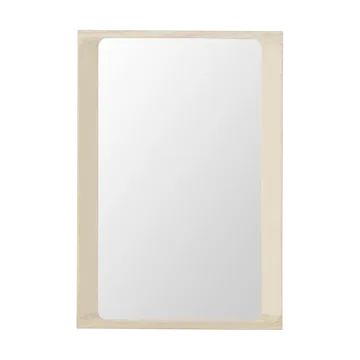 Arced mirror 80x55 cm - Spruce - Muuto