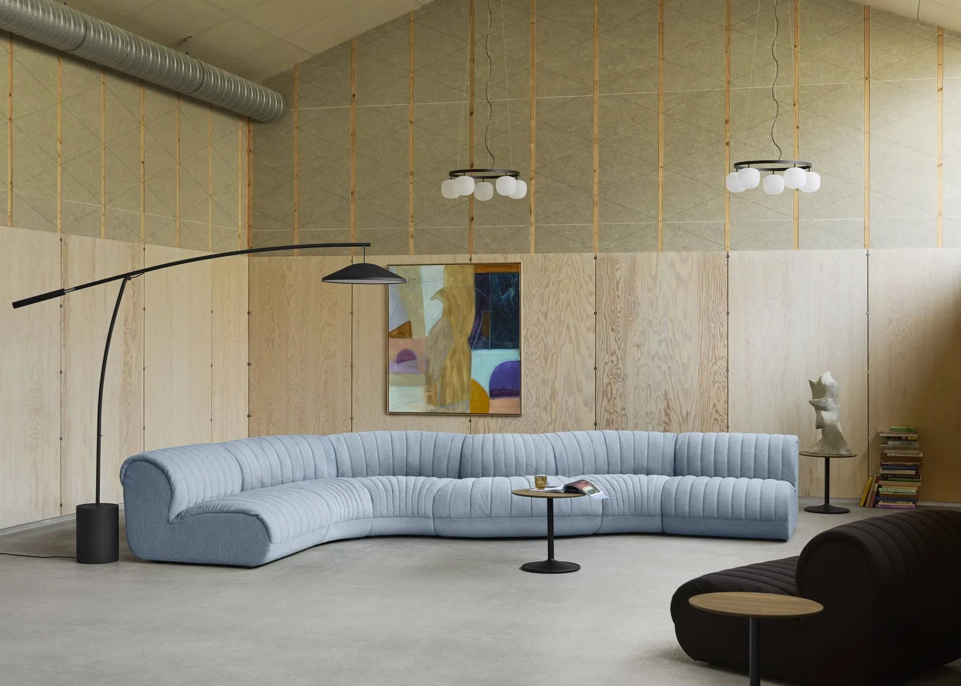 Coltre modular sofa, Configuration 1, turf-sand, 3-seater Muuto