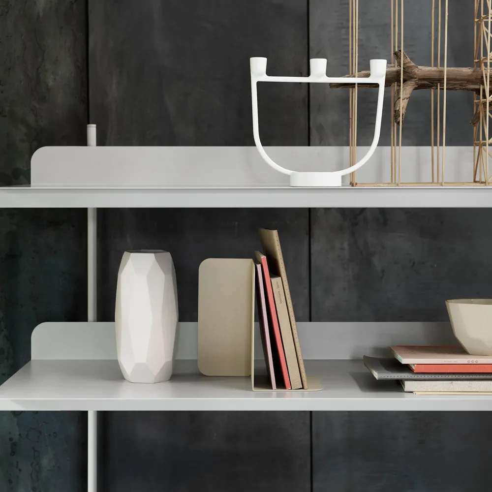 Compile configuration 1 shelving system, Black Muuto