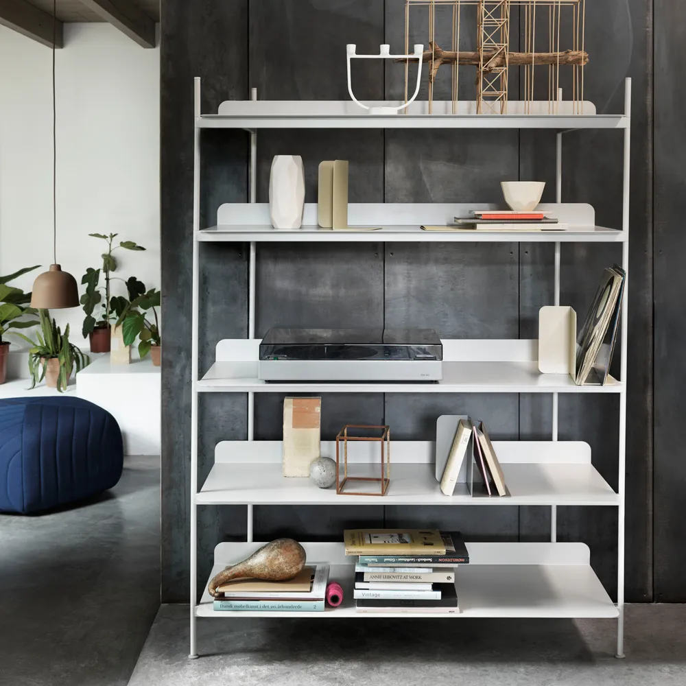 Compile configuration 1 shelving system, Grey Muuto