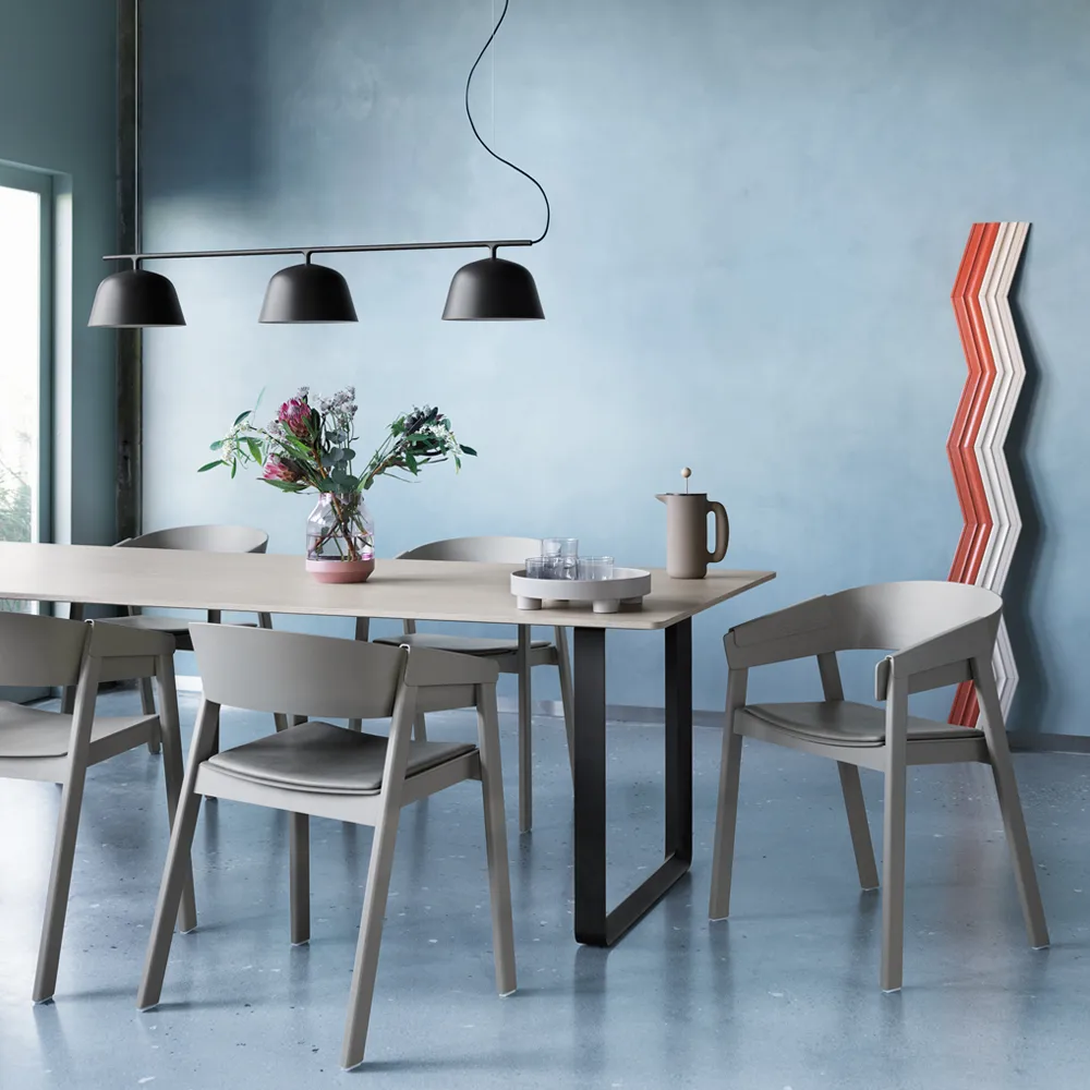 Cover chair upholstered seat, Remix 183-Black Muuto