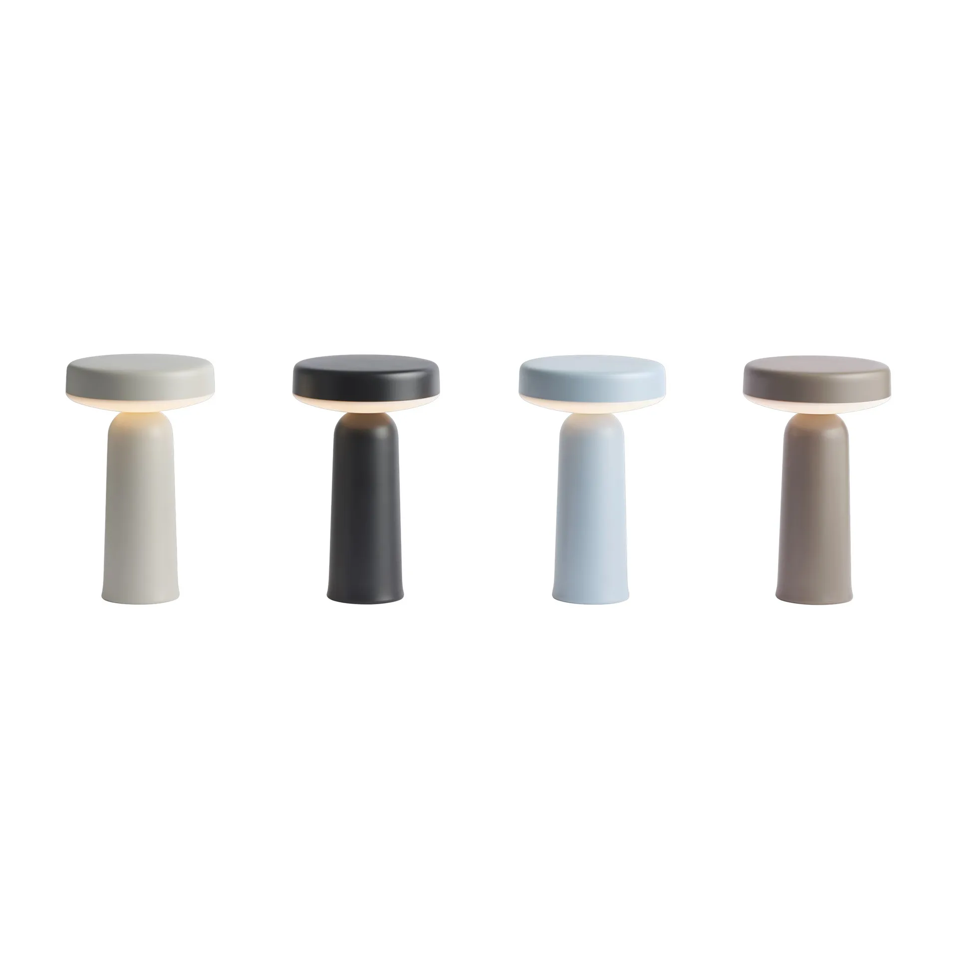 Ease portable table lamp 21.5 cm, Black Muuto
