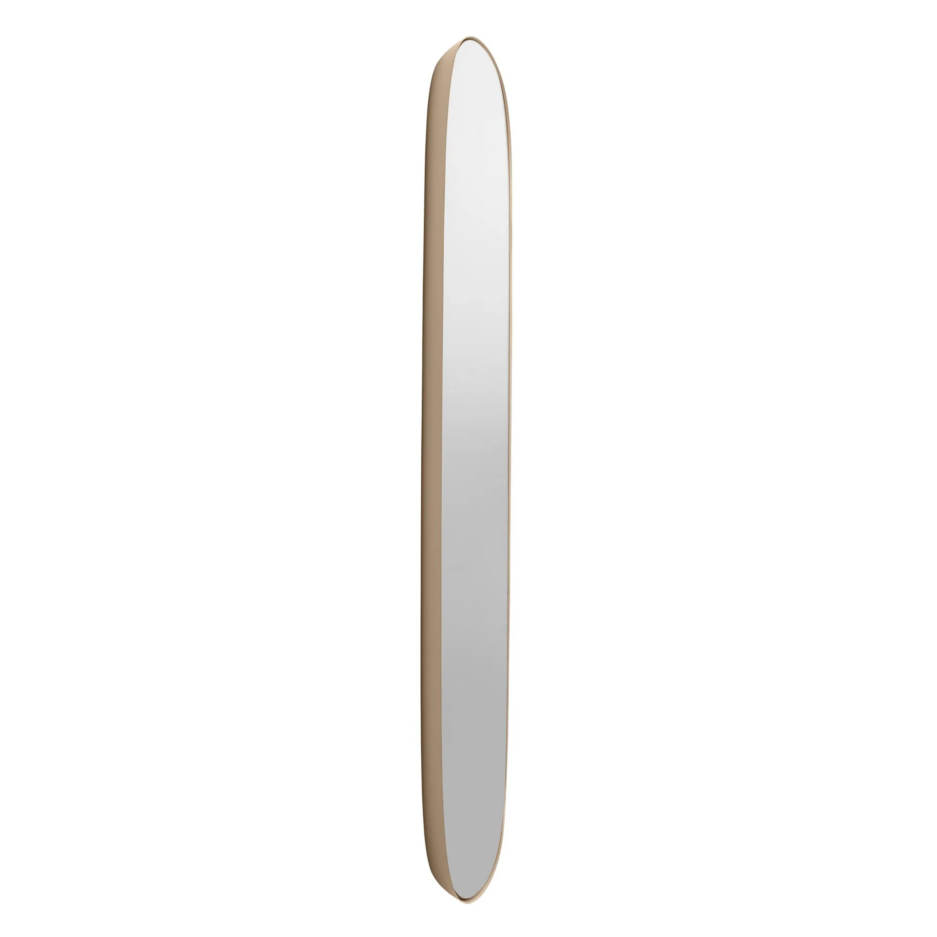 Framed mirror large, Rose-clear, 118x44,5 Muuto