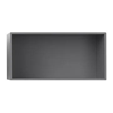 Mini stacked 2.0 storage system, large - grey - Muuto