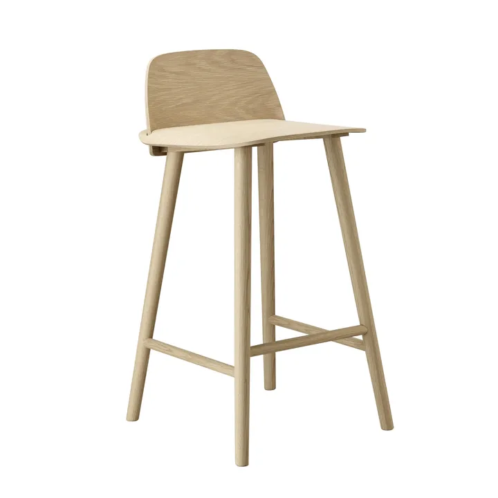 Nerd Barstool - Oak - Muuto