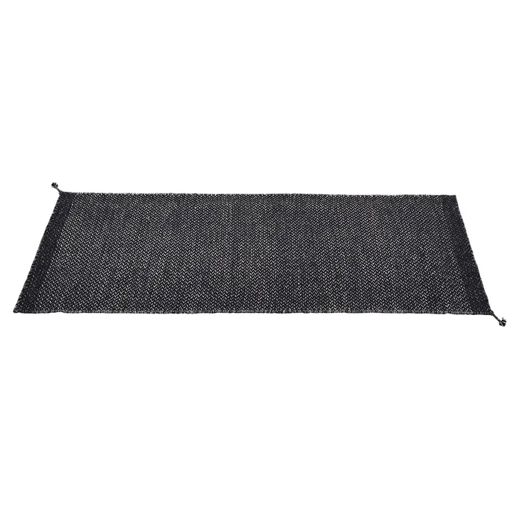 Ply wool rug 80x200 cm - Midnight blue - Muuto