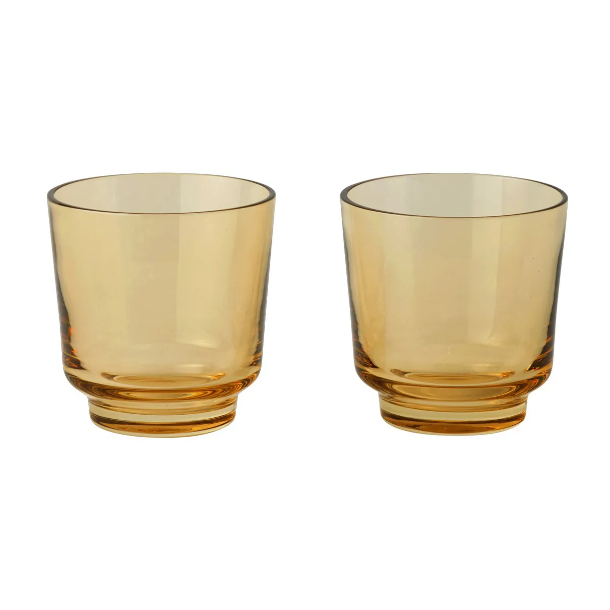 Raise glass 20 cl 2-pack, Burnt orange Muuto