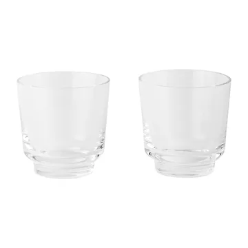 Raise glass 20 cl 2-pack - Clear - Muuto