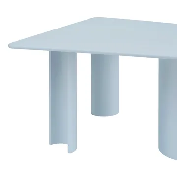 Re-norm dining table - Light blue, 130x120 cm - Muuto