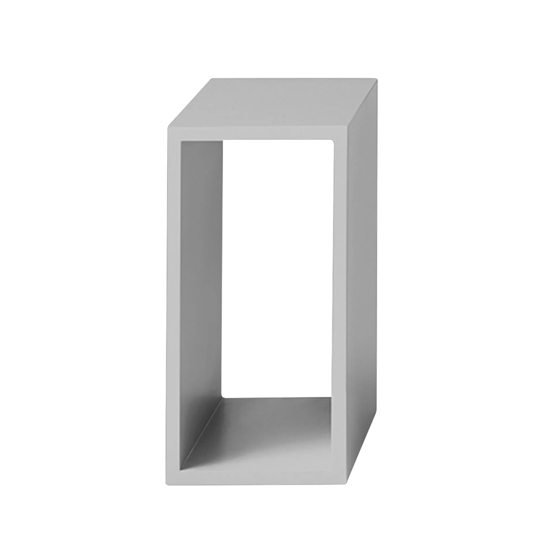 Stacked 2.0 open shelving, small, light grey Muuto