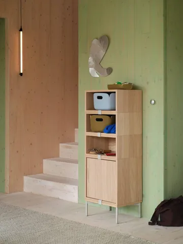 Stacked 2.0 open shelving, small - oak - Muuto