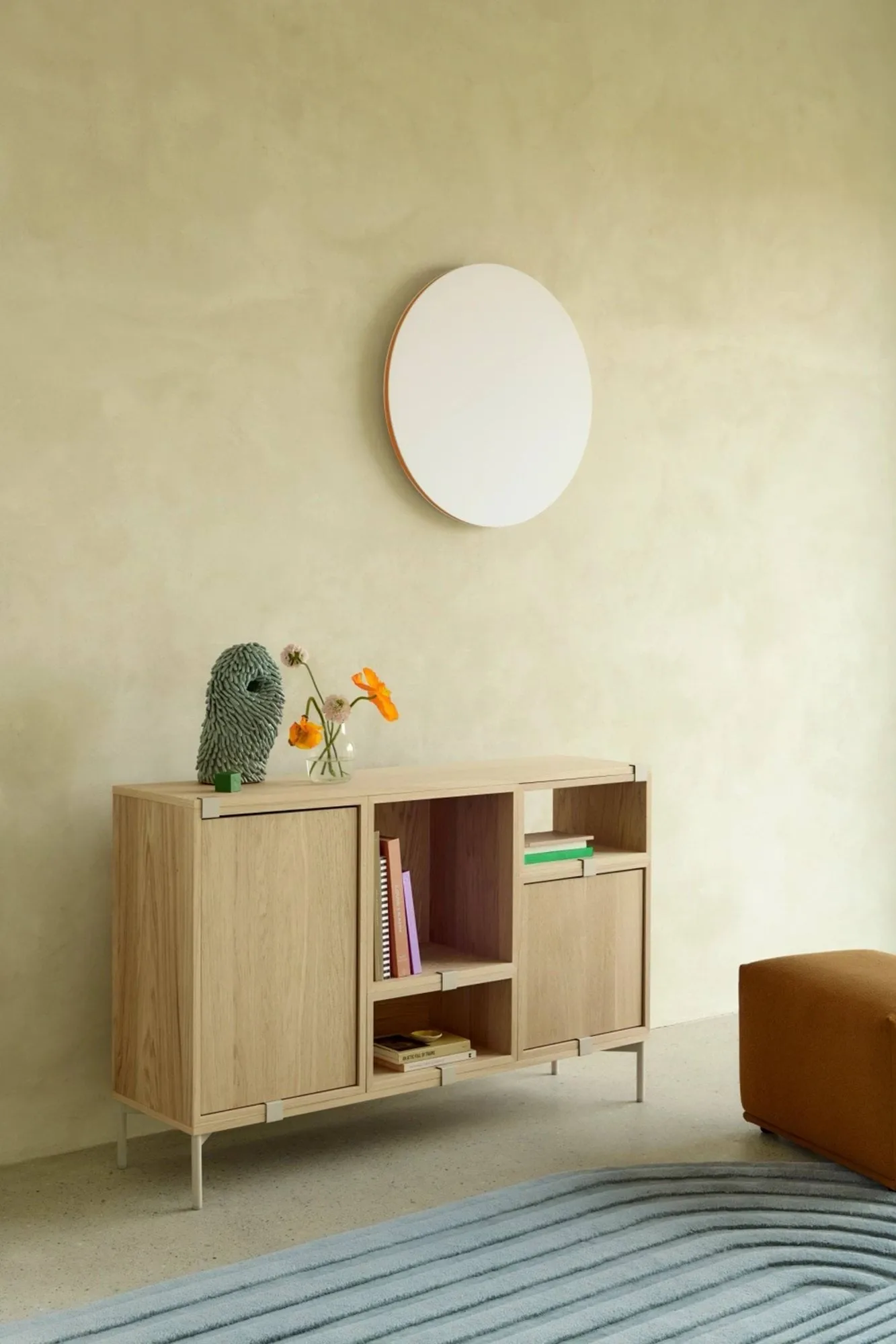 Stacked 2.0 shelving open, medium, oak Muuto