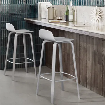 Visu barstool 65 cm - Dark green-dark green - Muuto