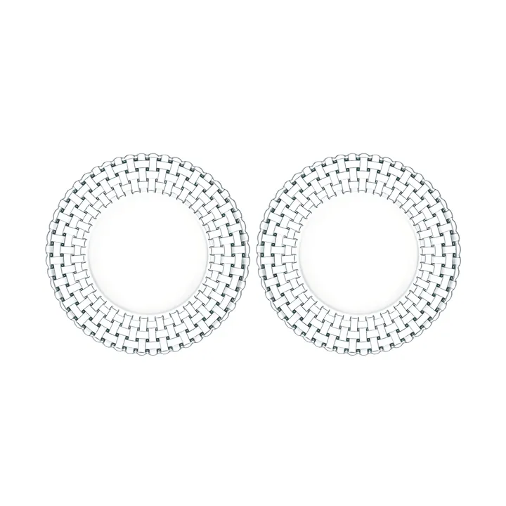 Bossa Nova plate 23 cm 2-pack - clear - Nachtmann