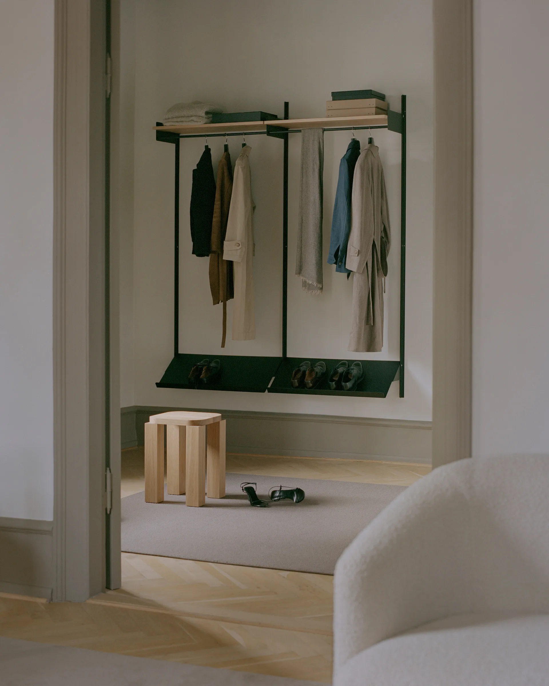 Atlas stool, Natural Oak New Works