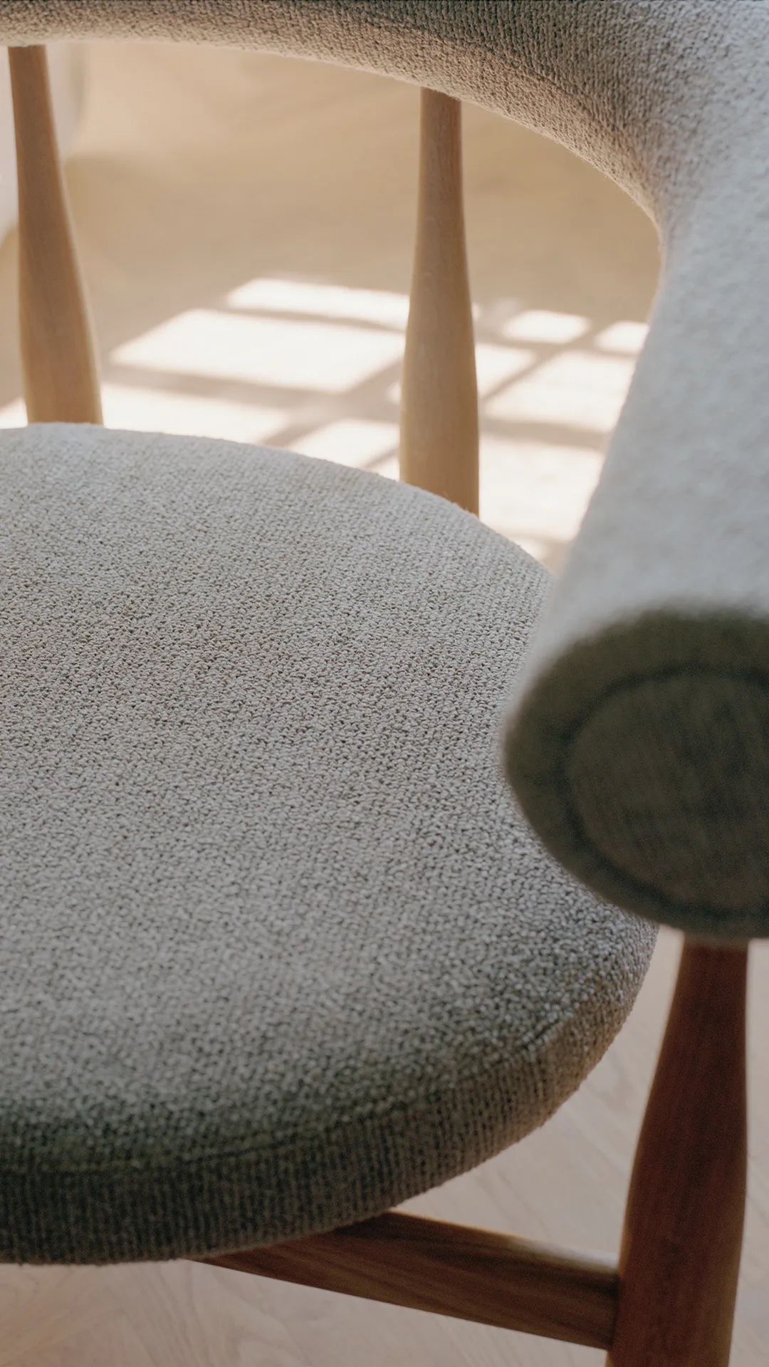 Bukowski Lounge Chair, Oak, Moss 17 New Works