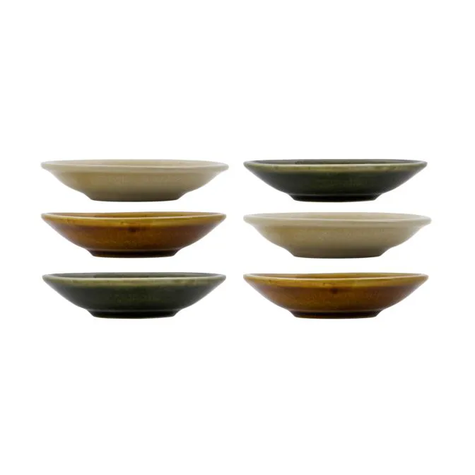 Hala bowl Ø9 cm 6-pack, Green-yellow mocha Nicolas Vahé