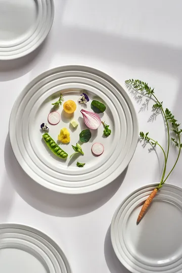 Lines small plate Ø21 cm - white - NJRD