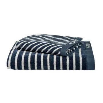 Stripes bath towel 70x140 cm - Blue - NJRD