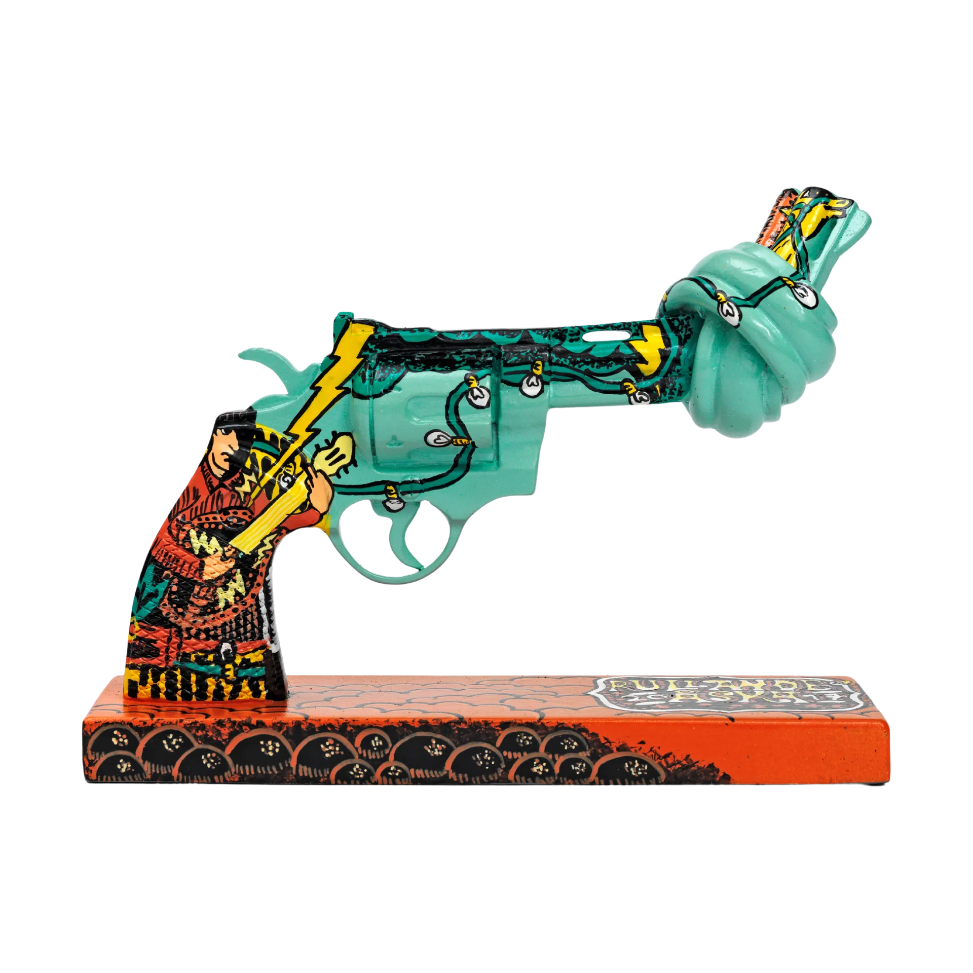 Peace n Luv decoration 19 cm, Multi Non Violence
