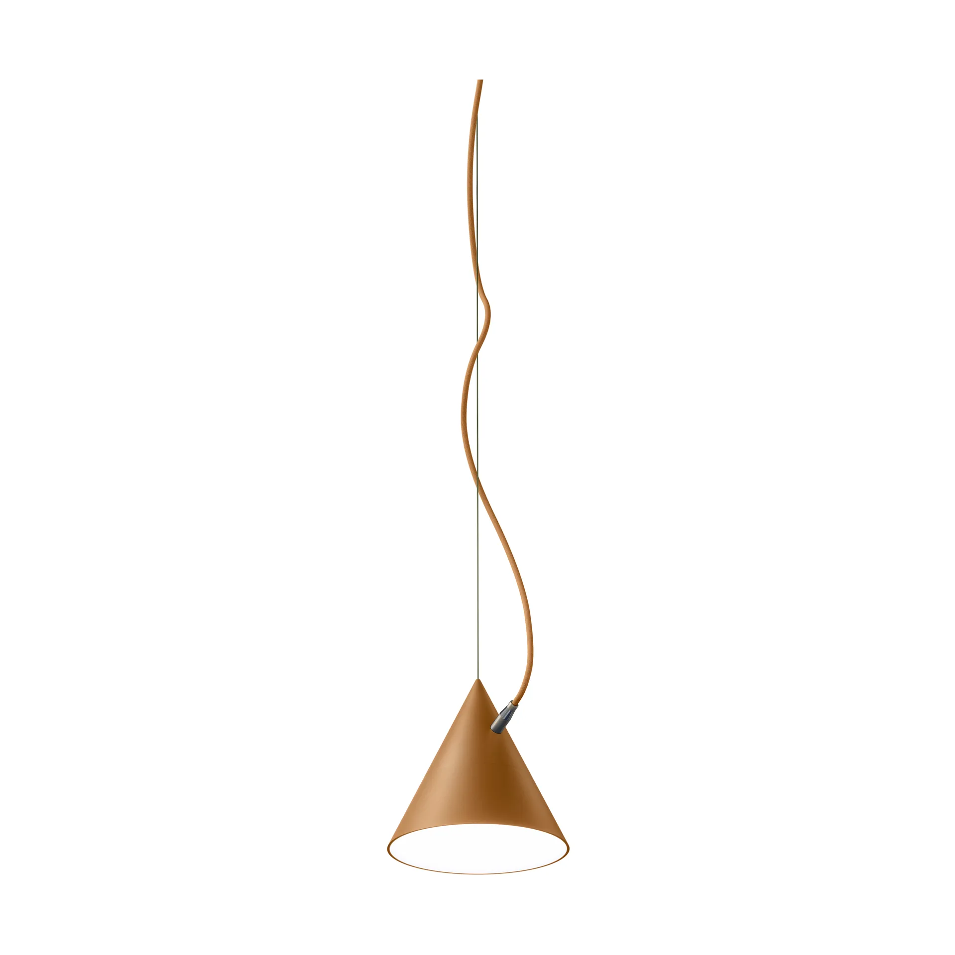 Castor pendant 20 cm, Brown-okra-brass Noon