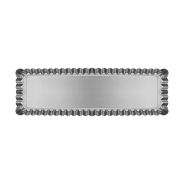 BAKE pie tin with removable base - Rectangular, stainless steel, 35x11 cm - Nordwik